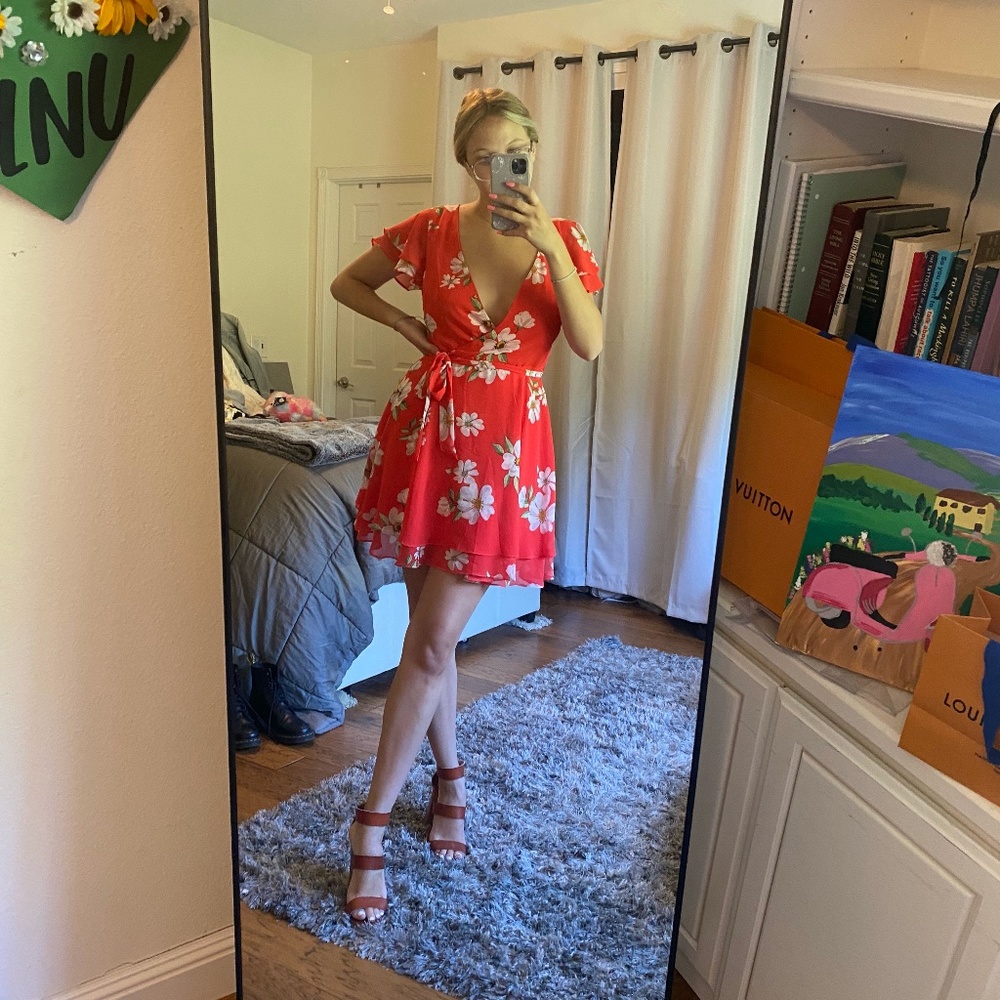Lulus Floral Dress